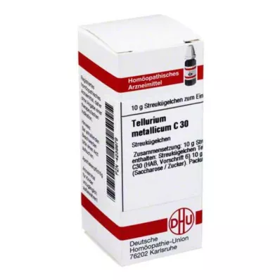 TELLURIUM metallicum C 30 globules, 10 g