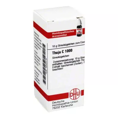 THUJA C 1000 globules, 10 g