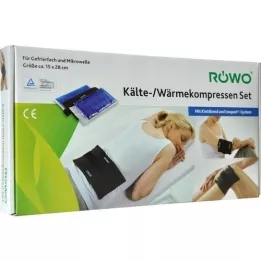 RÖWO Compresse froid/chaud avec bande Velcro 2 pces, 1 pc