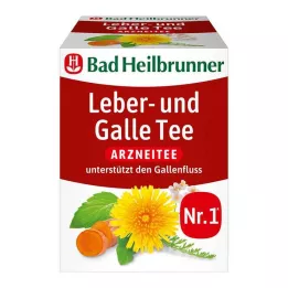 BAD HEILBRUNNER Tisane pour le foie et la vésicule biliaire, sachets filtres, 8X1.75 g