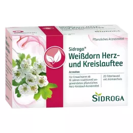 SIDROGA Tisane daubépine pour le coeur et la circulation, 20X1.5 g