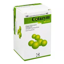 COTAZYM Gélules gastro-résistantes 20.000 pellets, 100 gélules