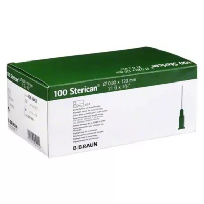 Canules Sterican 21Gx4 4 / 5 0,8x120 mm, 100 pièces