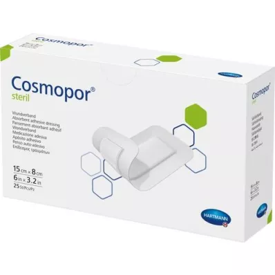 COSMOPOR Pansement stérile 8x15 cm, 25 pces