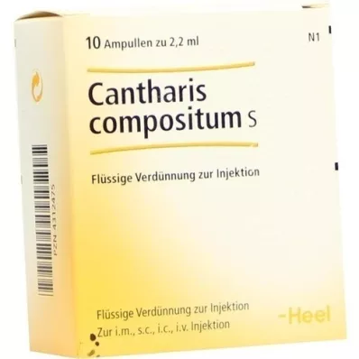 CANTHARIS COMPOSITUM Ampoules S, 10 pces