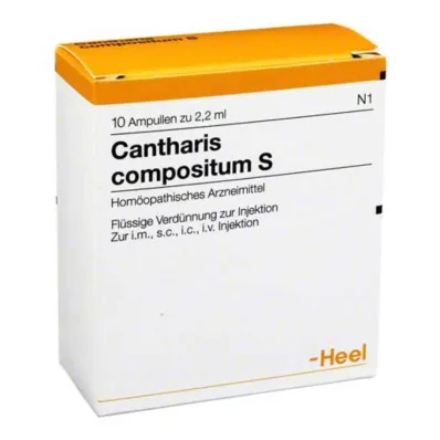 CANTHARIS COMPOSITUM Ampoules S, 10 pces