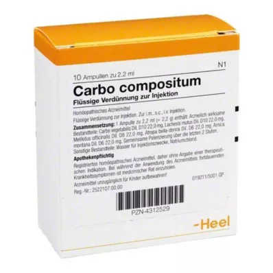 CARBO COMPOSITUM Ampoules, 10 pcs CARBO COMPOSITUM Ampoules, 10 pcs