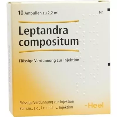 LEPTANDRA COMPOSITUM Ampoules, 10 pcs