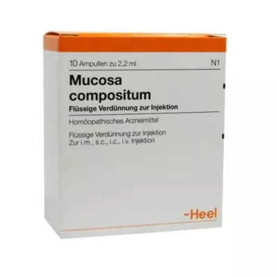 MUCOSA ampoules compositum, 10 pces