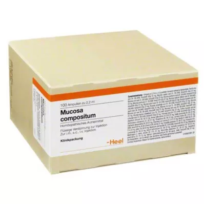MUCOSA ampoules de compositum, 100 pièces MUCOSA ampoules de compositum, 100 pièces
