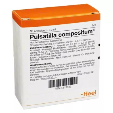 Ampoules Pulsatilla Compositum, 10 pc