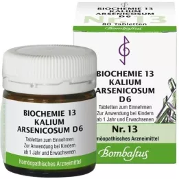 BIOCHEMIE 13 Kalium arsenicosum D 6 comprimés, 80 pc