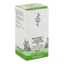 BIOCHEMIE 1 Comprimés de Calcium Fluoratum D 3, 200 comprimés