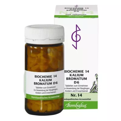 [14 kalium bromatum D 6 comprimés, 200 pc