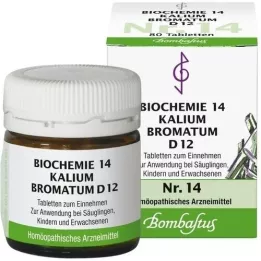 BIOCHEMIE 14 Kalium bromatum D 12 comprimés, 80 pc