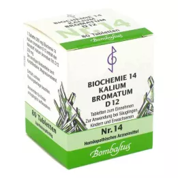 BIOCHEMIE 14 Kalium bromatum D 12 comprimés, 80 pc