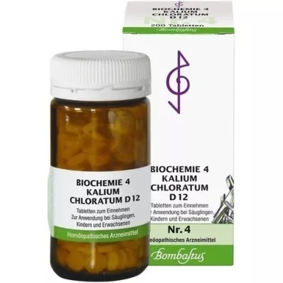 BIOCHEMIE 4 Kalium chloratum D 12 comprimés, 200 pc