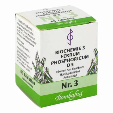 Biochimie 3 comprimés Ferrum phosphoricum D3 (80 pièces)