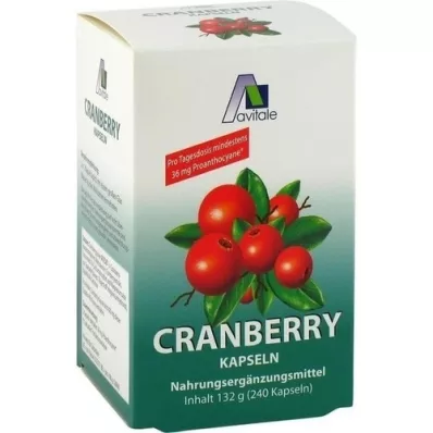 CRANBERRY KAPSELN 400 mg, 240 unités