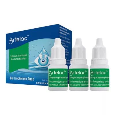 ARTELAC Gouttes pour les yeux, 3X10 ml