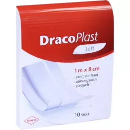 DRACOPLAST Pansement Soft 8 cmx1 m, 1 pc