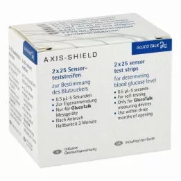 GLUCO TALK BZ-Bandelettes de test, 2X25 pc