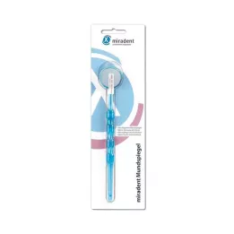 MIRADENT Miroir buccal anti-buée bleu transp., 1 pc