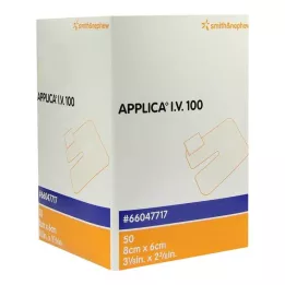 APPLICA Pansement canule I.V.100 avec tampon absorbant, 50 pièces