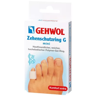 GEHWOL Anneau de protection des orteils en gel polymère G mini, 2 pièces GEHWOL Anneau de protection des orteils en gel polymère G mini, 2 pièces