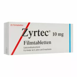 ZYRTEC Comprimés pelliculés, 20 pc