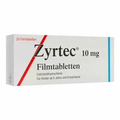 ZYRTEC Comprimés pelliculés, 20 pc ZYRTEC Comprimés pelliculés, 20 pc