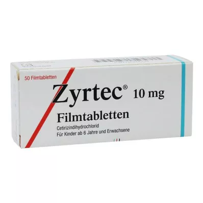 ZYRTEC Comprimés pelliculés, 50 pc