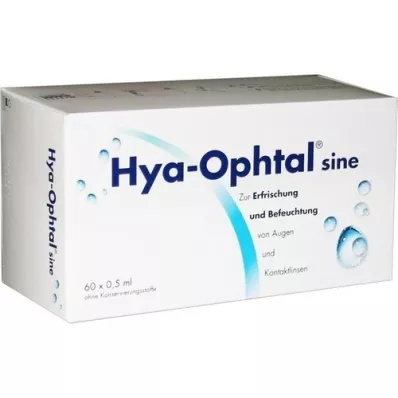 HYA-OPHTAL Gouttes oculaires sine, 60X0.5 ml