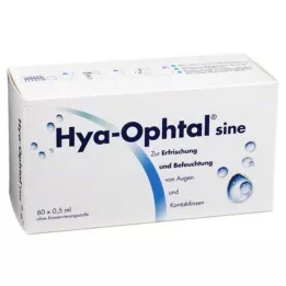 HYA-OPHTAL Gouttes oculaires sine, 60X0.5 ml