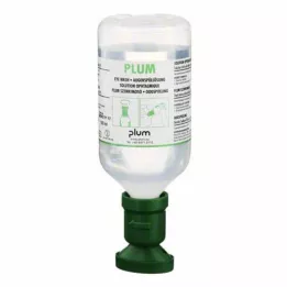 PLUM Solution de rinçage oculaire NaCl avec œillère, 500 ml