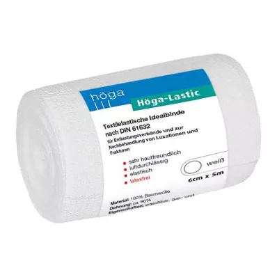 HÖGA-LASTIC Idealbinde 6 cmx5 m avec cellophane, 1 pc