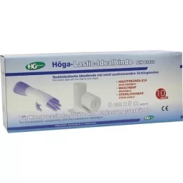 HÖGA-LASTIC Idealbinde 8 cmx5 m sans cellophane, 10 pces