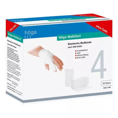 HÖGA-MUBILAST Bande de fixation 4 cmx4 m sans cellophane, 20 pces