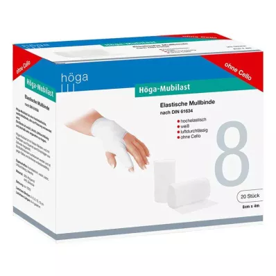 HÖGA-MUBILAST Bande de fixation 8 cmx4 m sans cellophane, 20 pces