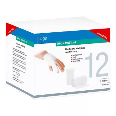 HÖGA-MUBILAST Bande de fixation 12 cmx4 m sans cellophane, 20 pces