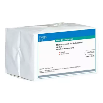 HÖGA-KOMPRESSEN OP 10x20 cm non stérile 8 fois, 100 pces