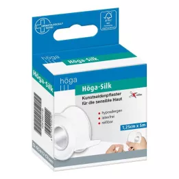 HÖGA-SILK Pansement adhésif 1,25 cmx5 m, 1 pc