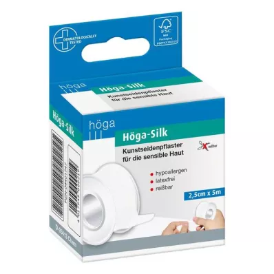 HÖGA-SILK Pansement adhésif 2,5 cmx5 m, 1 pc