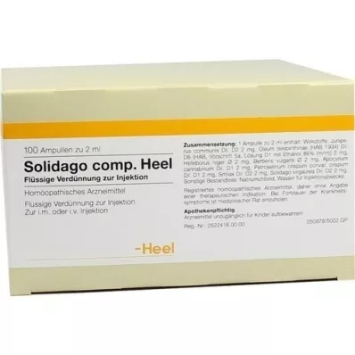 SOLIDAGO COMP.Ampoules Heel, 100 pces