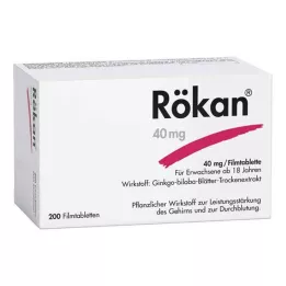 RÖKAN 40 mg Comprimés pelliculés, 200 pc