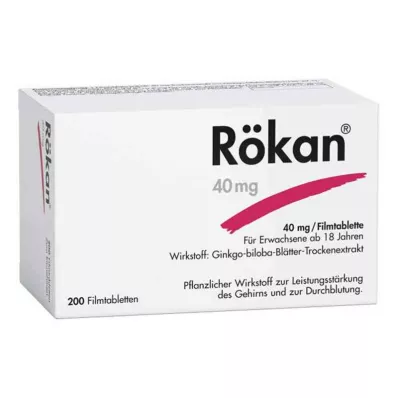 RÖKAN 40 mg Comprimés pelliculés, 200 pc