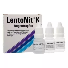LENTO NIT K Gouttes pour les yeux, 3X10 ml