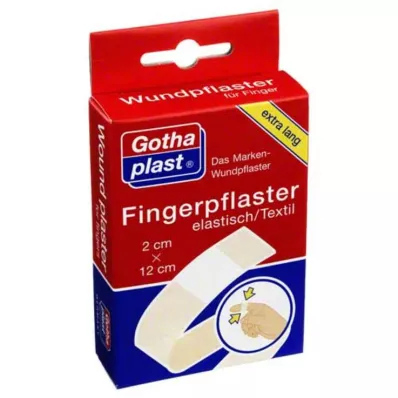 GOTHAPLAST Bandage pour doigt 2x12 cm élastique, 5X2 St