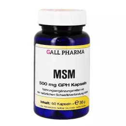 MSM 500 mg GPH Gélules, 60 pièces