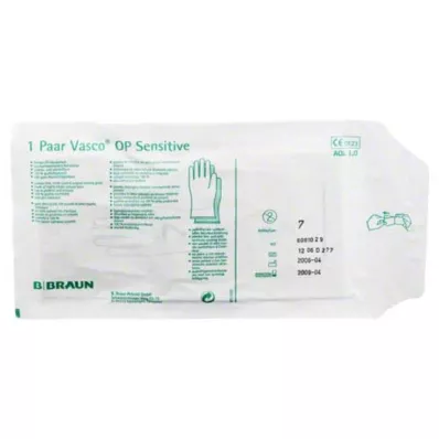 VASCO OP Gants Sensitive stériles non poudrés taille 7,0, 2 pces